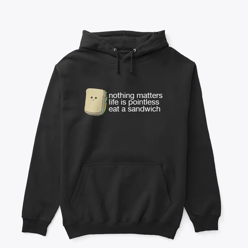 eat a sandwich (in black)